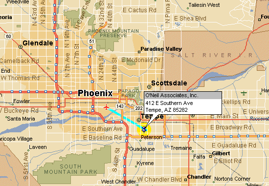 Metro Area Map